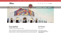 Desktop Screenshot of casaazafran.org